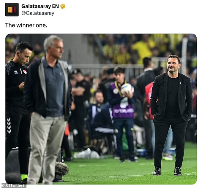 Galatasaray chế giễu Mourinho